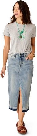 Carve Designs Atlas Denim Skirt in Beach Blue at Nordstrom, Size 10