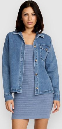 Volcom Stoned Bf Shacket Jacke blau