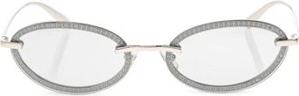 Jimmy Choo London Zina Zonnebrillen - Dames - Zonnebrillen - Grijs - 59 MM - Accessoires