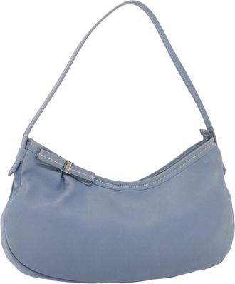 Ferragamo Vala Shoulder Bag Leather Leather Shoulder Bag Bag (Pre-Owned)