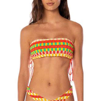 Maaji Golden Gambit Artemisa Reversible Bikini Top in Red at Nordstrom Rack, Size Large
