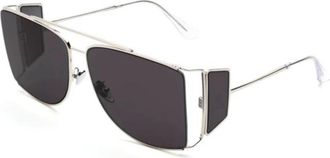 Retro Superfuture Zwarte Zonnebrillencollectie - unisex - Zonnebrillen - Grijs - 63 MM - Accessoires