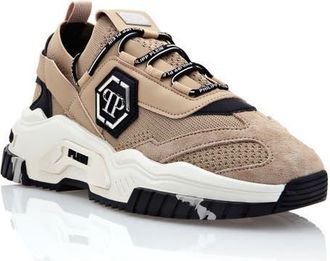 Philipp Plein Runner Sneaker Predator Unisex in Beige at Nordstrom, Size 46