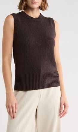 Vince Boucle Shell Sweater in Dark Coffee at Nordstrom Rack, Size X-Large