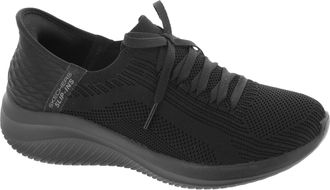 Skechers Womens Hands Free Slip-ins Ultra Flex 3.0-Brilliant Path Sneaker, Black/Black, 5.5 UK Wide