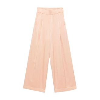 Dries Van Noten Wide Trousers, female, Pink, Size: XS Wide Trousers