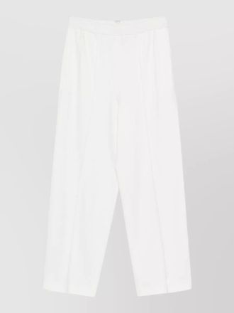 Fabiana Filippi wide leg tailored trousers silk nylon blend