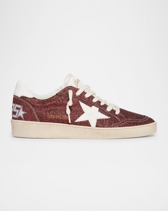 Golden Goose Ball Star Glitter Low-Top Sneakers