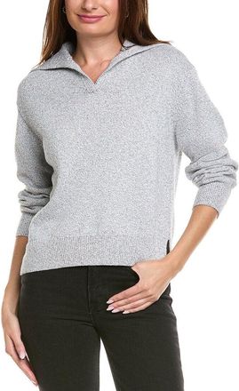 Lafayette 148 New York Collared Dropped-Shoulder Sweater