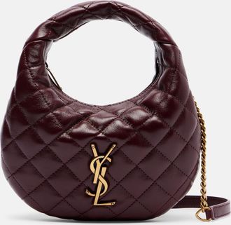 Saint Laurent Bolso Icarino Mini de piel acolchada