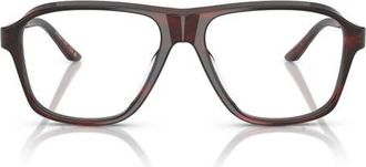 Oliver Peoples 56mm Pilot Optical Glasses in Bordeaux Bark/Demo Lens at Nordstrom