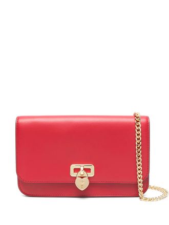 Lauren Ralph Lauren leather cross body bag - Red
