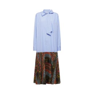Pierre-Louis Mascia Maxi Dresses, female, Multicolor, Size: M Cethom Shirt Dress