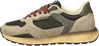 Crime London Schoenen, Heren, Veelkleurig, 43 EU, Leer, Rush Low Sneaker