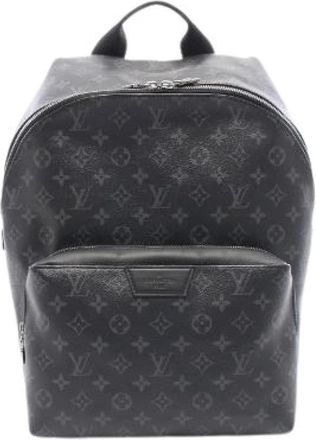 Louis Vuitton Pre-owned Apollo Monogram Eclipse Rugzak - Heren - Vintage Rugzakken - Zwart - ONE Size - Leer - Vintage
