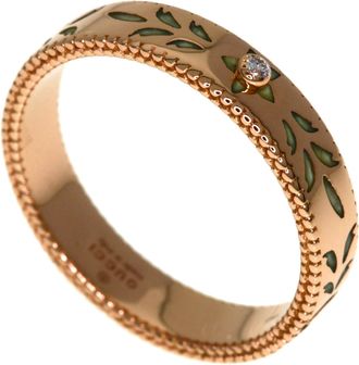 Gucci Icon Pink Gold (18K) Band Ring (Pre-Owned)