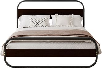 Concept Usine Cama con led met&aacute;lica 140x190cm