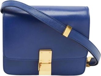 Celine Pre-owned Cross Body Bags, female, Blue, Size: ONE SIZE Pre-owned Vintage Cross Body Bag