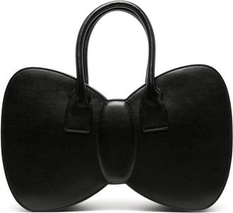 Comme Des Garçons bow-shaped leather bag - women - Calf Leather - One Size - Black