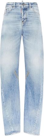 Dsquared2 Jeans con cuciture decorative - Blu