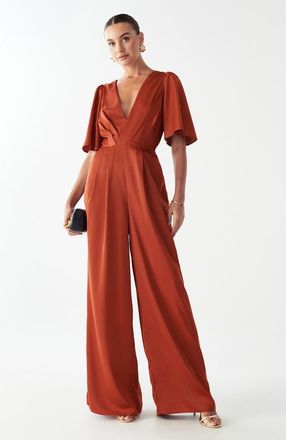 Willa Omaha Jumpsuit in Copper at Nordstrom, Size 4