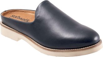 Softwalk Wolcott II Mule in Navy Leather at Nordstrom, Size 10.5