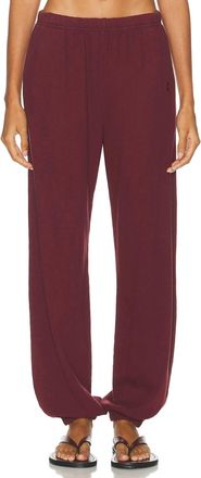 &Eacute;terne Boyfriend Pocket Sweatpants In Oxblood