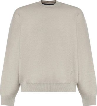 Jacquemus La Maille Pelota Sweater - Heren - Truien - Beige - Maat: XL Wol