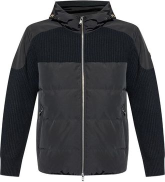 Moose Knuckles Ribbed-panel Quilted Padded Jacket