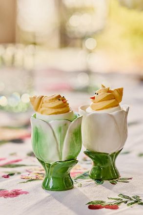 Anthropologie Louise Stoneware Egg Cup