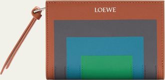 Loewe x Albers Compact Bifold Wallet in Nappa Leather
