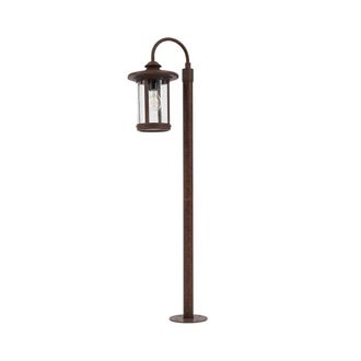 Lindby L&aacute;mpara para exterior de aluminio marr&oacute;n