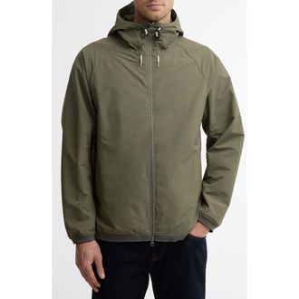 Barbour Stoneport Showerproof Hooded Jacket in Dusty Olive at Nordstrom, Size Xx-Large