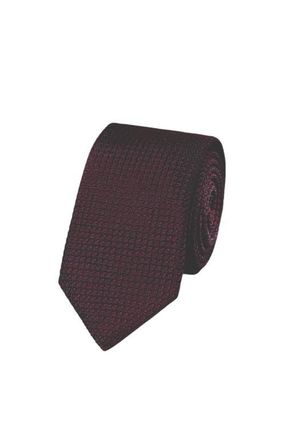 CHARLES TYRWHITT Grenadine Italian Tie in Burgundy Red at Nordstrom
