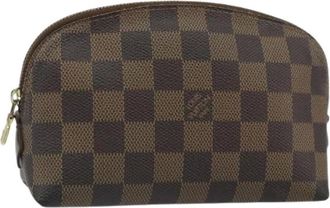 Louis Vuitton Pre-owned Clutches, female, Brown, Size: ONE SIZE Pre-owned Canvas Clutch