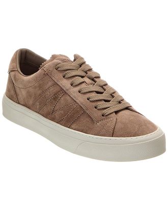 Moncler: Brown Leather Sneakers now up to −33% | Stylight