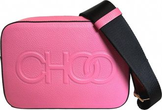 Jimmy Choo London Camera Crossbody Bag In Peony Pink