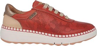 Pikolinos Rode damessneaker voor de zomer - Dames - Sneakers - Rood - 36 EU - Schoenen