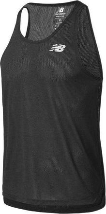 New Balance Essentials Logo Running Tank Top Asia Sizing Black AMT21260-BK