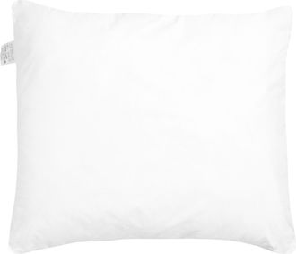 Beliani Almohada De Poli&eacute;ster Blanco 80 X 80 Cm Perfil Alto Microfibra Relleno Suave Errigal