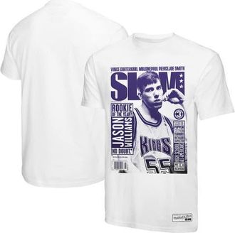 Mitchell & Ness Mens Mitchell & Ness Jason Williams White Sacramento Kings SLAM Gradient T-Shirt at Nordstrom, Size Medium