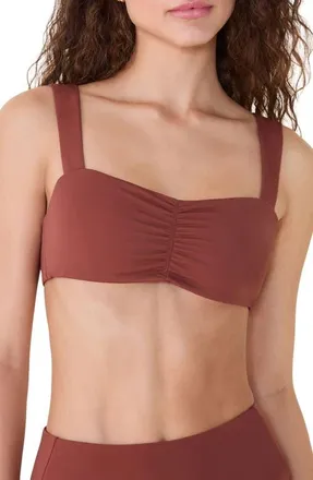 Andie Swim The Sahara Bikini Top in Caramel at Nordstrom, Size X-Small