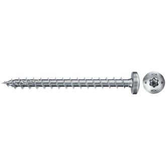 Fischer 200x Power-fast Ii Fpf Ii Ptf 3 X 12 Mm Bc Pan Head Con Estrella Interior Tx10 Rosca Completa Galvanizado Azul Pasivado - 670056