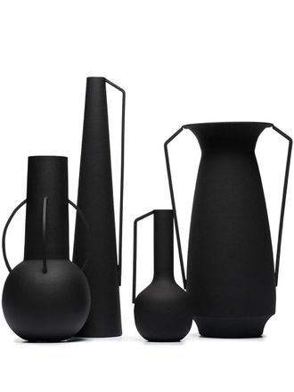 Pols Potten Vases Roman Black Set 4