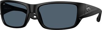 Costa 6S9132 Schoolie Polarized 913201 Mens Sunglasses Black Size 56