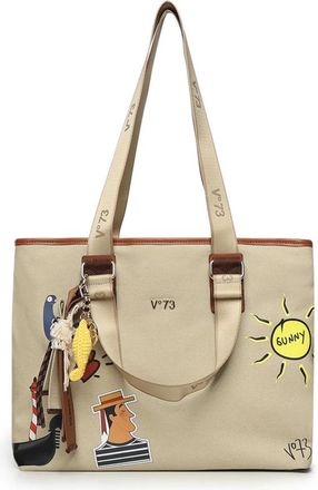 V&deg; 73 Tassen, Dames, Beige, ONE Size, Tote Bags