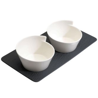 Villeroy & Boch NewWave 3 Piece Condiment Set in White at Nordstrom