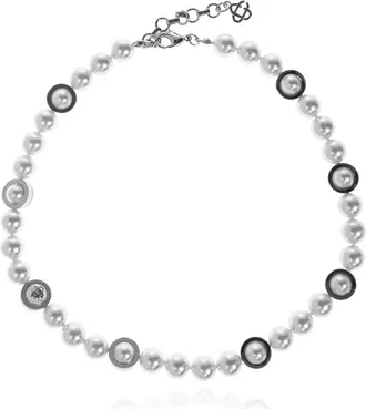 Casablanca Collar Corto de Perlas - Accessories - unisex - Gris - ONE SIZE