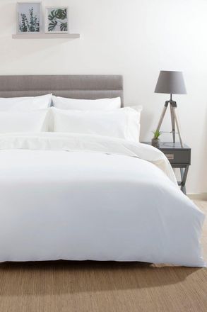 Belledorm Premium Blend 500 Thread Count Duvet Cover in White | Size: Super King