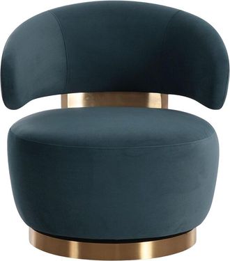 TOV Furniture Tov Furniture Austin Velvet Swivel Chair